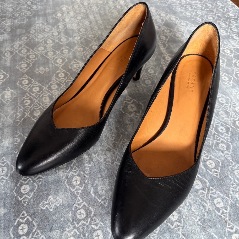 Sezane Classic Black Heels pumps 42 11